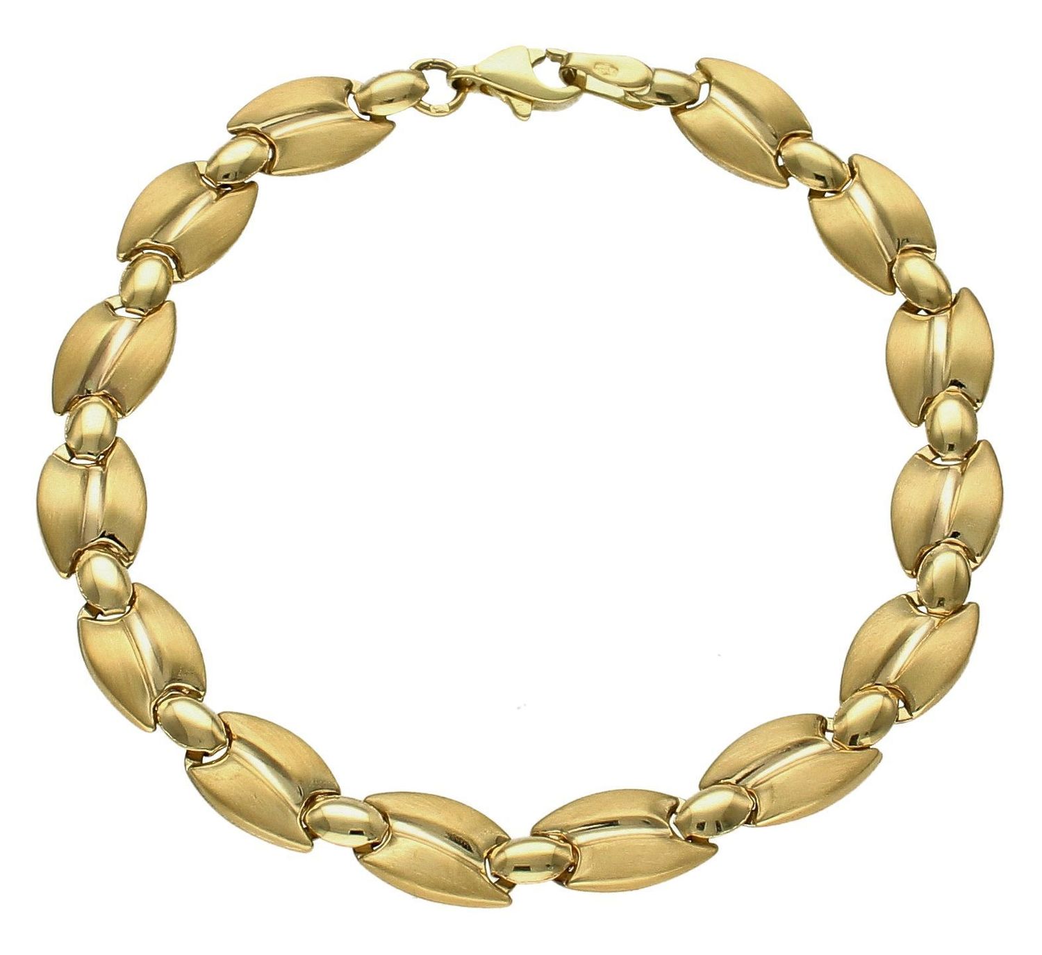 Złota bransoletka damska 375 ziarna kawy BR 4218 375. Bransoletka damska złota. Złota bransoletka damska. Bransoletka damska próby 375. Złota elegancka bransoletka idealna na prezent dla kobiety (2).jpg